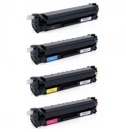 HP CF410X/CF411X/CF412X/CF413X Pack de 4 toners compatibles