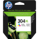 HP 304XL Tricolor - Cartucho original de la marca HP 304XL/N9K07AE (Gran capacidad)