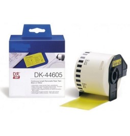 Etiqueta Comp. Brother DK44605-Etiquetas Removilbles tamaño personalizado-Ancho 62mm x30, 48metros-Texto negro fondo amarillo Etiqueta Comp. Brother DK44605-Etiquetas Removilbles tamaño personalizado-Ancho 62mm x30, 48metros-Texto negro fondo amarillo