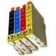 Pack de 4 cartuchos compatibles para Epson T0611/2/3/4