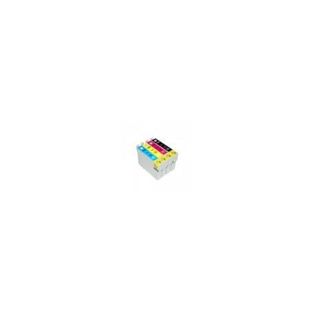 Pack de 4 cartuchos compatibles para Epson T1281/2/3/4 Pack de 4 cartuchos compatibles para Epson T1281/2/3/4