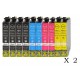 Pack de 20 cartuchos compatibles para Epson (18XL) T1811/T1812/T1813/T1814