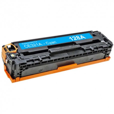 Tóner compatible para HP CE321A Cian (128A) Tóner compatible para HP CE321A Cian (128A)
