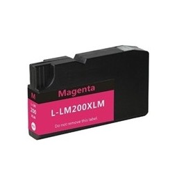Cartucho de tinta compatible para Lexmark 200XL Magenta